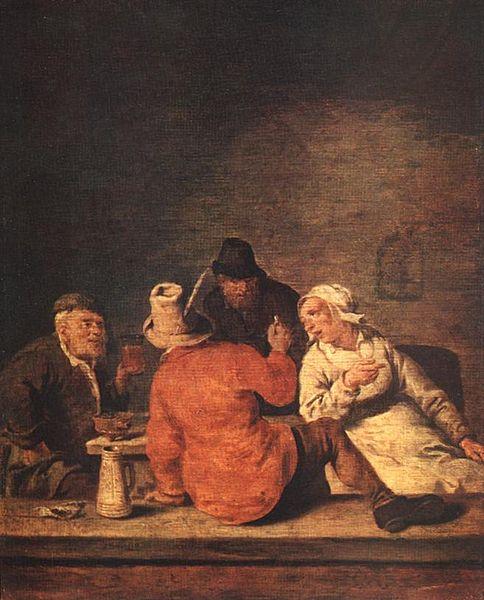 Jan Miense Molenaer Peasants in the Tavern oil painting image